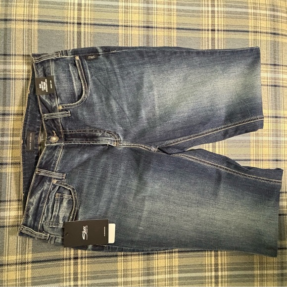 Silver Jeans Co. Suki Mid-rise Straight Leg Jeans Indigo Size 16 - Picture 13 of 13